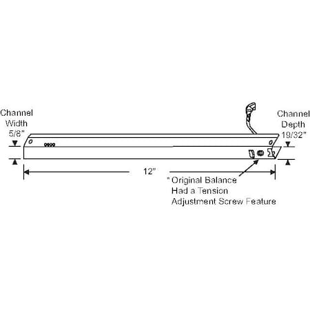 Strybuc 12in Channel Balance 61-111